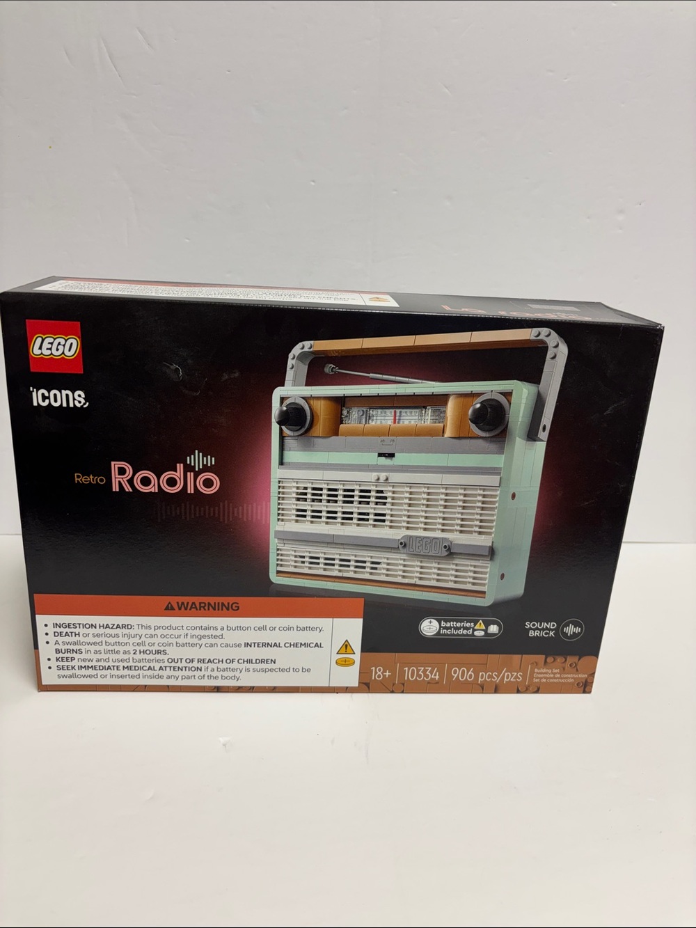 LEGO Icons Retro Radio Building Set (10334) - Retired